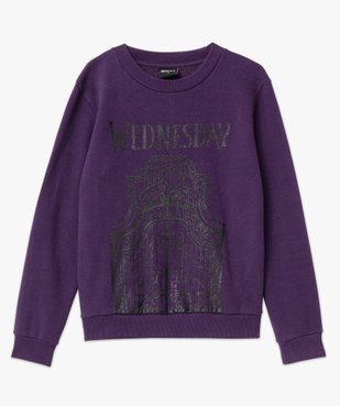 Sweat molletonné avec motifs pailleté femme - Wednesday vue4 - WEDNESDAY - GEMO