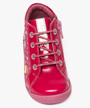 Chaussures montantes en cuir et cuir verni - Absorba vue5 - ABSORBA - GEMO