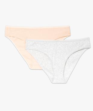 Culotte en maille côtelée femme (lot de 2) vue4 - GEMO 4G FEMME - GEMO