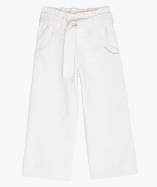 Pantalon fille coupe large avec ceinture – Lulu Castagnette vue1 - LULUCASTAGNETTE - GEMO