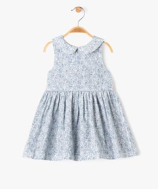 Robe réversible avec col Claudine bébé fille vue4 - GEMO(BEBE DEBT) - GEMO