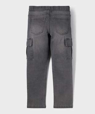 Pantalon cargo taille élastiquée garçon vue8 - GEMO (ENFANT) - GEMO
