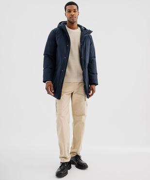 Parka à capuche avec doublure matelassée homme vue7 - GEMO (HOMME) - GEMO
