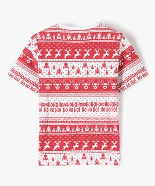 Tee-shirt imprimé Noël garçon vue3 - GEMO (JUNIOR) - GEMO