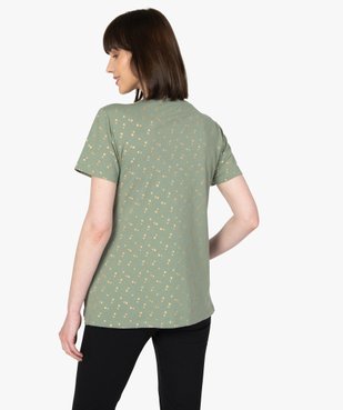 Tee-shirt de grossesse et d'allaitement à motifs vue3 - GEMO (MATER) - GEMO
