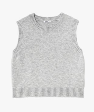 Pull sans manches coupe courte femme vue4 - GEMO(FEMME PAP) - GEMO