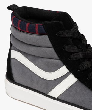 Baskets homme mid-cut en suédine à col rembourré vue6 - GEMO (SPORTSWR) - GEMO