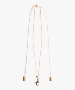 Collier cordon porte-badge avec mousqueton  vue1 - GEMO (ACCESS) - GEMO