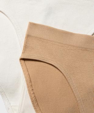 Culottes en maille côtelée fille (lot de 2) vue2 - GEMO (JUNIOR) - GEMO