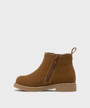 Boots Chelsea à finition festonnée fille - LuluCastagnette vue3 - LULUCASTAGNETTE - GEMO