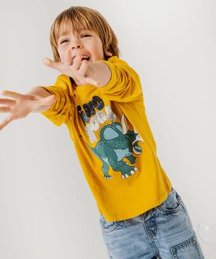 Tee-shirt manches longues sequins garçon vue1 - GEMO (ENFANT) - GEMO