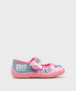 Chaussons forme ballerine fermeture scratch fille - Hello Kitty vue1 - HELLO KITTY - GEMO