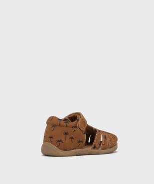 Sandales à scratch à motifs palmiers bébé garçon - Alma vue4 - ALMA - GEMO