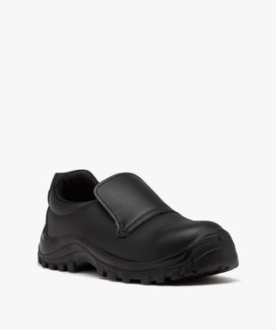 Chaussures de sécurité femme unies à enfiler avec col élastiques vue2 - GEMO (EQUIPT) - GEMO