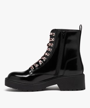 Boots à épaisse semelle crantée femme vue3 - GEMO (CASUAL) - GEMO