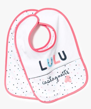 Bavoirs (lot de 2) - Lulu Castagnette vue1 - LULUCASTAGNETTE - GEMO