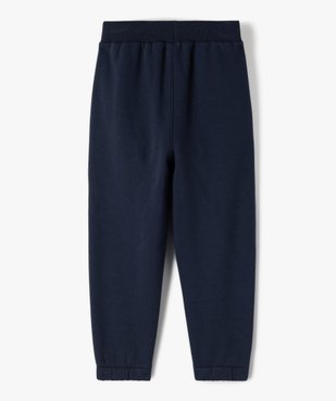 Pantalon de jogging doublé peluche garçon vue3 - GEMO (ENFANT) - GEMO