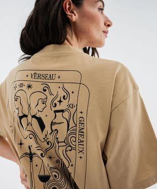 Haut de pyjama avec motif poitrine et dos mixte vue4 - GEMO 4G FEMME - GEMO