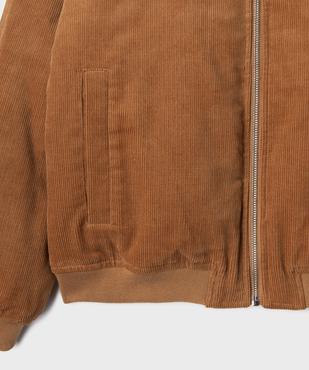 Blouson en velours côtelé matelassé garçon vue5 - GEMO 4G GARCON - GEMO