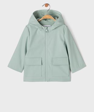 Veste zippée à capuche en matière déperlante bébé garçon - Les Produits Malins vue1 - GEMO(BEBE DEBT) - GEMO