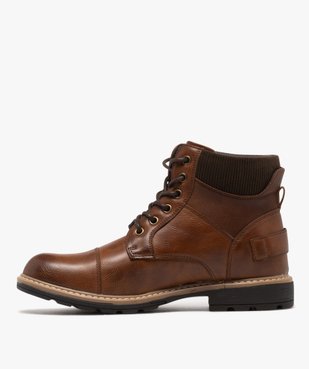 Boots à lacets avec col textile homme - Lee Cooper vue4 - LEE COOPER - GEMO