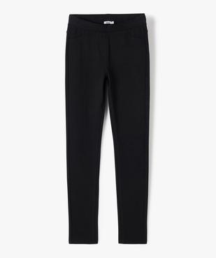 Tregging fille avec large taille élastiquée vue1 - GEMO (JUNIOR) - GEMO