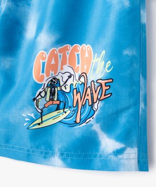 Short de bain avec motif surfeur garçon vue2 - GEMO 4G GARCON - GEMO
