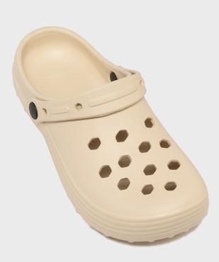Sabots souples perforés unis femme vue5 - GEMO (PLAGE) - GEMO