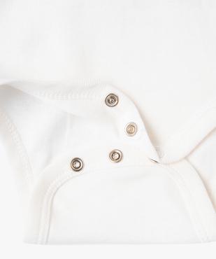 Bodies à manches longues à motifs fleuris bébé (lot de 3) vue3 - GEMO 4G BEBE - GEMO