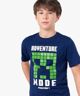 Tee-shirt manches courtes Minecraft garçon vue1 - MINECRAFT - GEMO