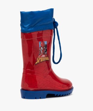 Bottes de pluie garçon à col ajustable – Spiderman vue4 - SPIDERMAN - GEMO