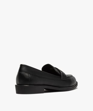 Mocassins femme à talon plat dessus matelassé vue4 - GEMO (CASUAL) - GEMO