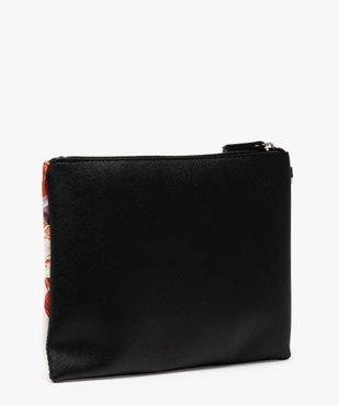 Pochette femme avec porte-monnaie à motifs fleuris vue2 - GEMO (ACCESS) - GEMO