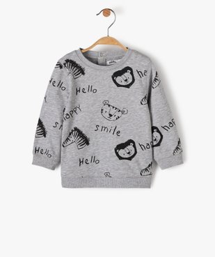 Sweat bébé mixte avec motifs et inscriptions vue1 - GEMO C4G BEBE - GEMO