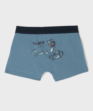 Boxer coton stretch imprimé garçon (lot de 2) vue3 - GEMO 4G GARCON - GEMO
