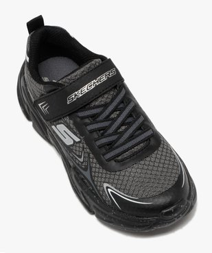 Baskets en mesh à grosse semelle et scratch garçon - Skechers vue5 - SKECHERS - GEMO