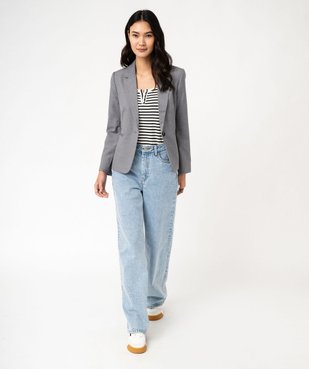 Veste de tailleur chinée femme vue5 - GEMO(FEMME PAP) - GEMO