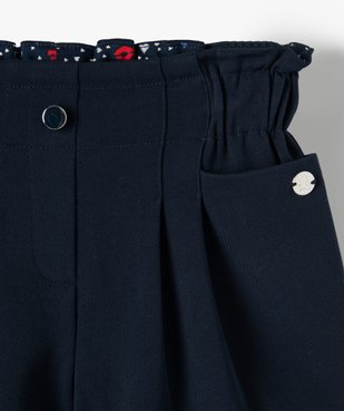 Short fille taille haute élastiquée - Lulu Castagnette vue2 - LULUCASTAGNETTE - GEMO
