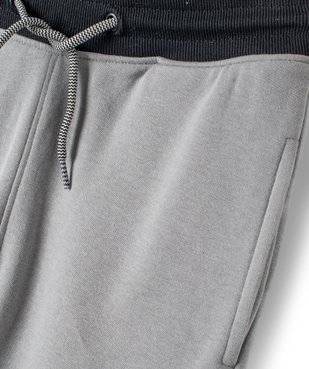 Pantalon de sport garçon en molleton à poches latérales vue5 - GEMO (ENFANT) - GEMO