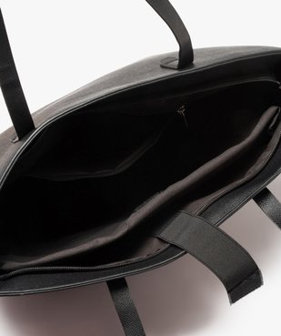 Sac à main femme forme trapèze pour ordinateur portable vue3 - GEMO (ACCESS) - GEMO