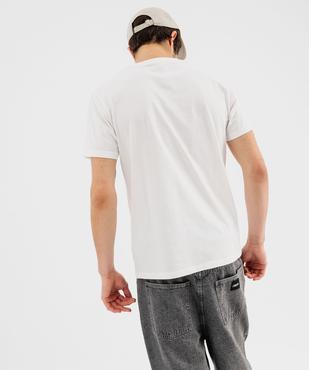 Tee-shirt manches courtes à broderie homme vue3 - GEMO (HOMME) - GEMO