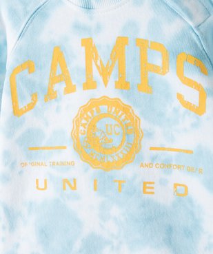 Ensemble bébé garçon 2 pièces : sweat et pantalon de jogging tie-and-dye - Camps United vue2 - CAMPS UNITED - GEMO