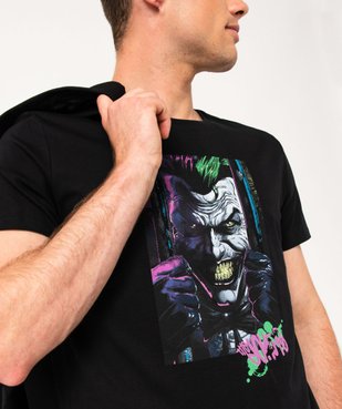 Tee-shirt manches courtes imprimé Le Joker homme - Batman vue2 - JOKER - GEMO