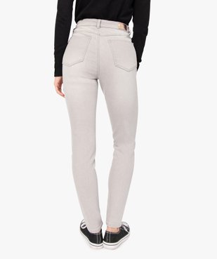 Jean femme en stretch coupe Skinny taille haute vue3 - GEMO(FEMME PAP) - GEMO