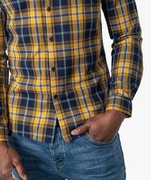 Chemise homme à carreaux – Coupe Slim vue2 - GEMO (HOMME) - GEMO