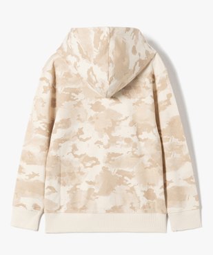 Sweat garçon à capuche imprimé camo vue4 - GEMO (ENFANT) - GEMO