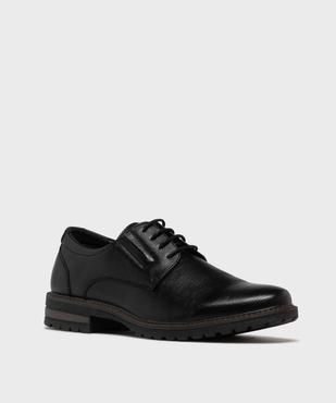 Derbies unies sans lacets à enfiler homme vue2 - G'FLEX - GEMO