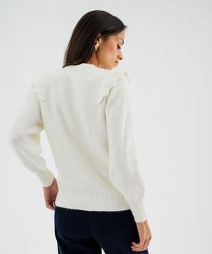 Pull à torsades et volants femme vue4 - GEMO(FEMME PAP) - GEMO