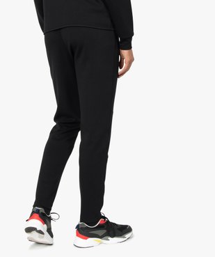 Pantalon homme en maille à taille élastiquée vue3 - GEMO (HOMME) - GEMO
