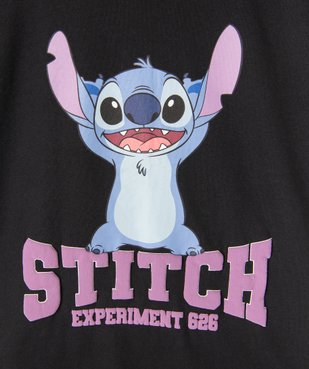 Tee-shirt à manches courtes avec motif Stitch fille - Disney vue2 - LILO & STITCH - GEMO